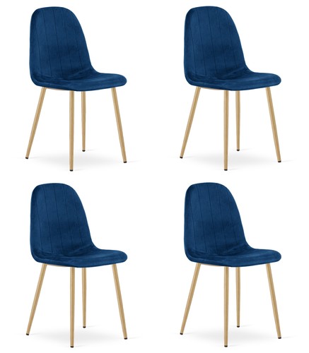 4er set stuhl padva samt - 4er-set,