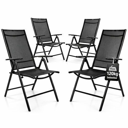 4er set gartenstuhl hochlehner - gartenstuhl,