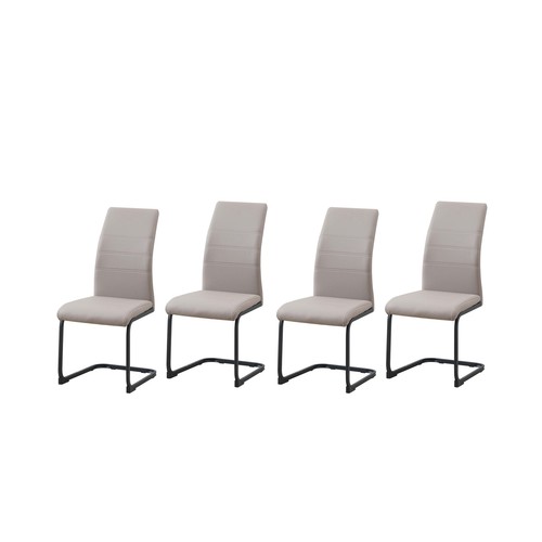 Schwingstuhl 4er set - 4er, pu