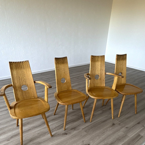 4er set esszimmerstühle holz - esszimmerstühle,