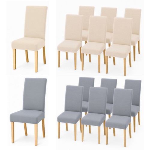 6er set grau cremefarben - set,